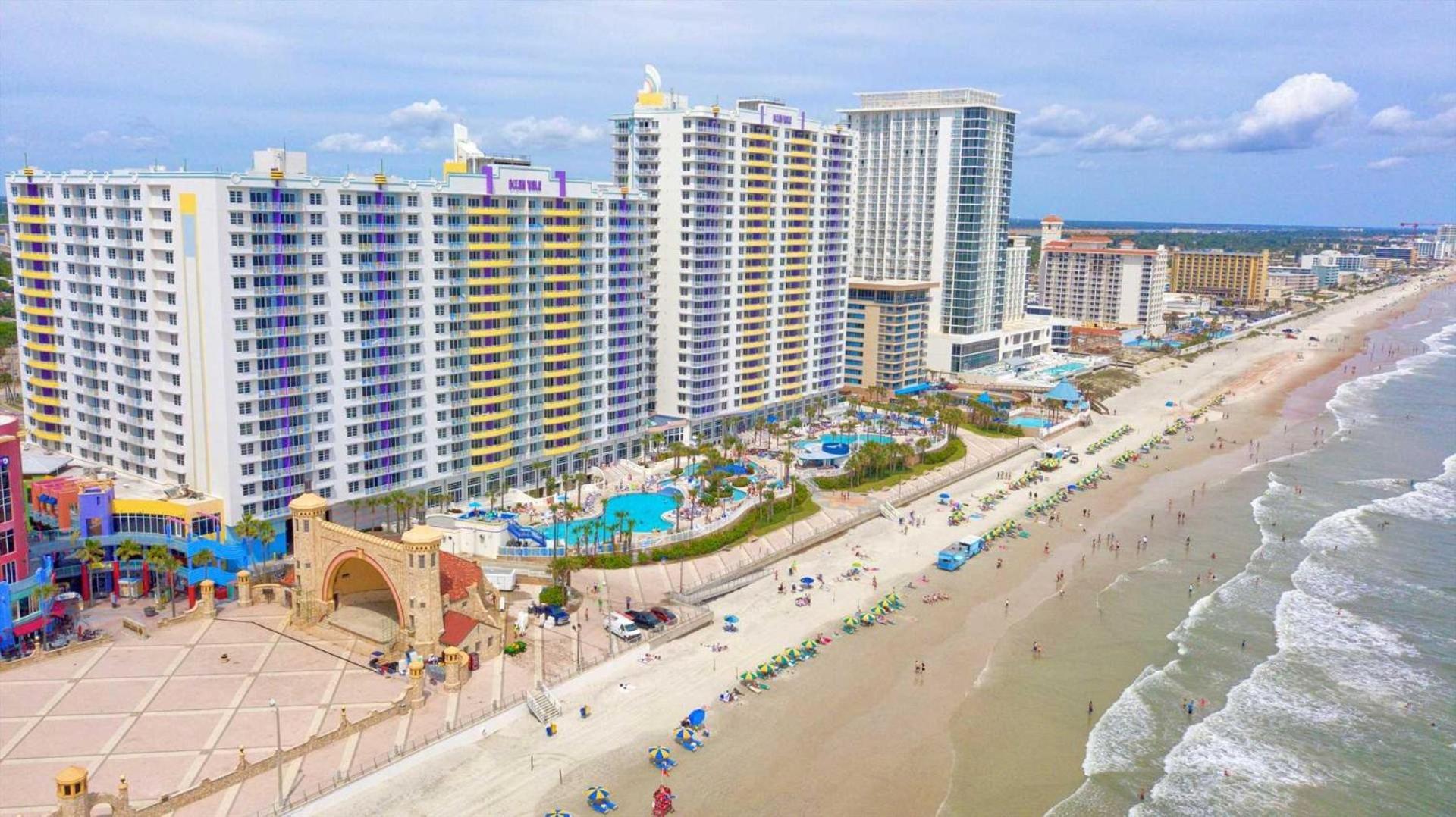 Luxury 8Th Floor 2 Bedroom Condo Direct Oceanfront Wyndham Ocean Walk Resort Daytona Beach | 801 المظهر الخارجي الصورة