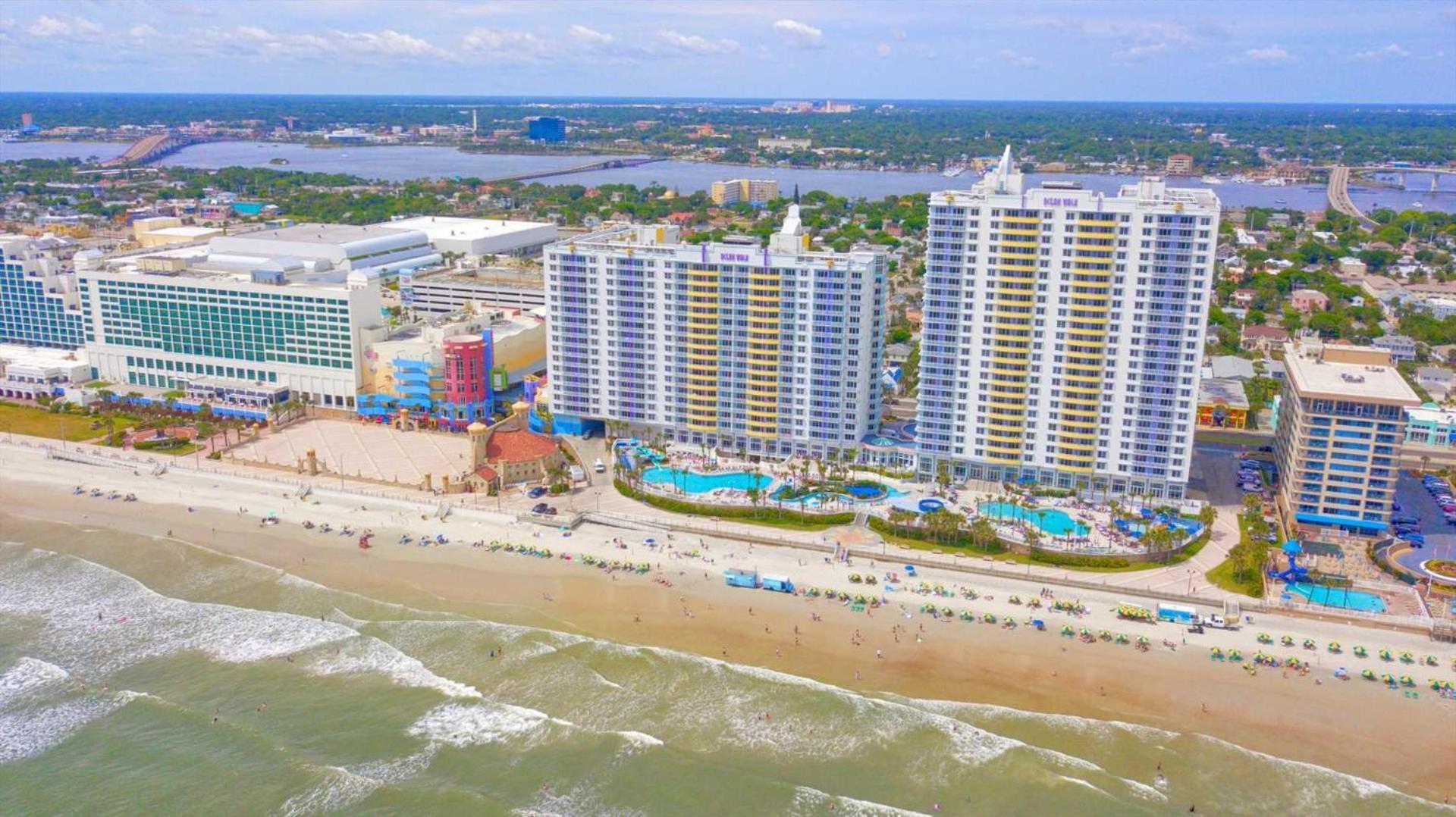 Luxury 8Th Floor 2 Bedroom Condo Direct Oceanfront Wyndham Ocean Walk Resort Daytona Beach | 801 المظهر الخارجي الصورة